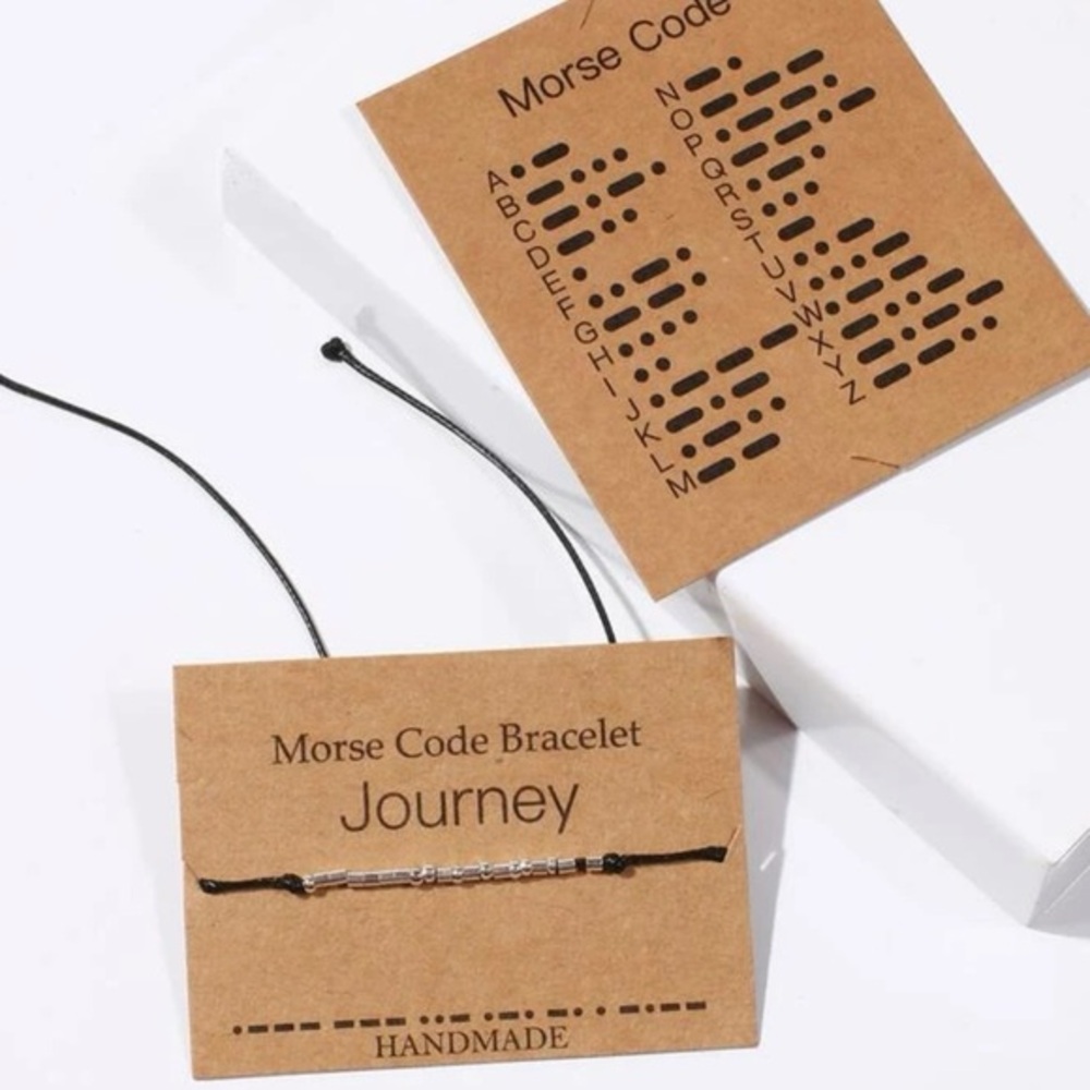 Life Journey Morse Code bracelet NWT 🌿